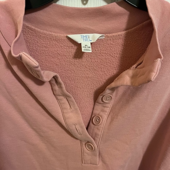 Button collar sweatshirt - Picture 3 of 3